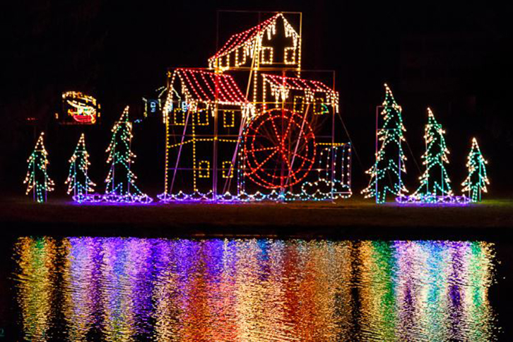 christmas light display