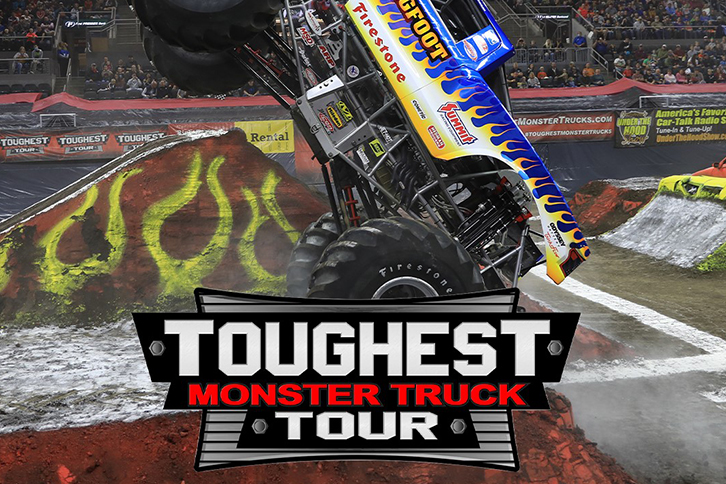 What makes the Toughest Monster Truck Tour the “toughest” around