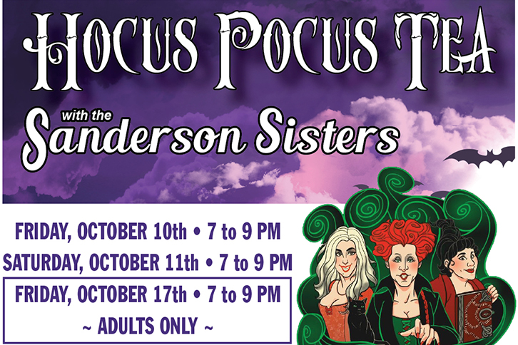 Hocus Pocus Tea with the Sanderson Sisters