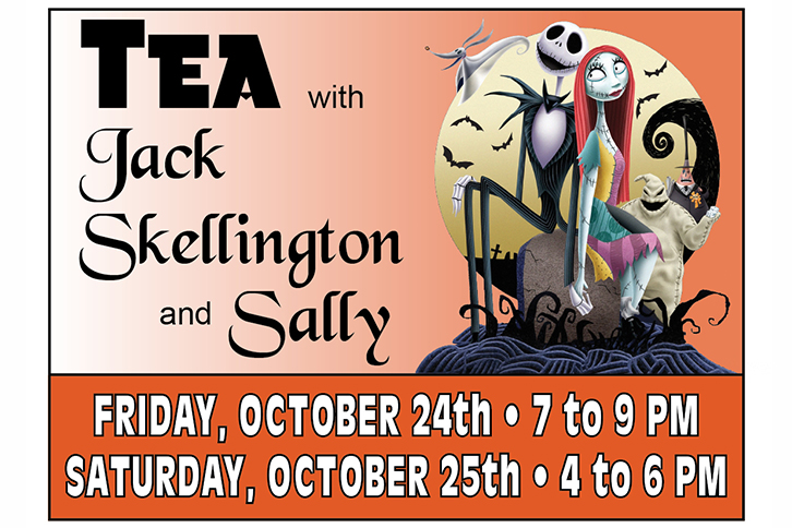 Tea with Jack Skellington and Sally