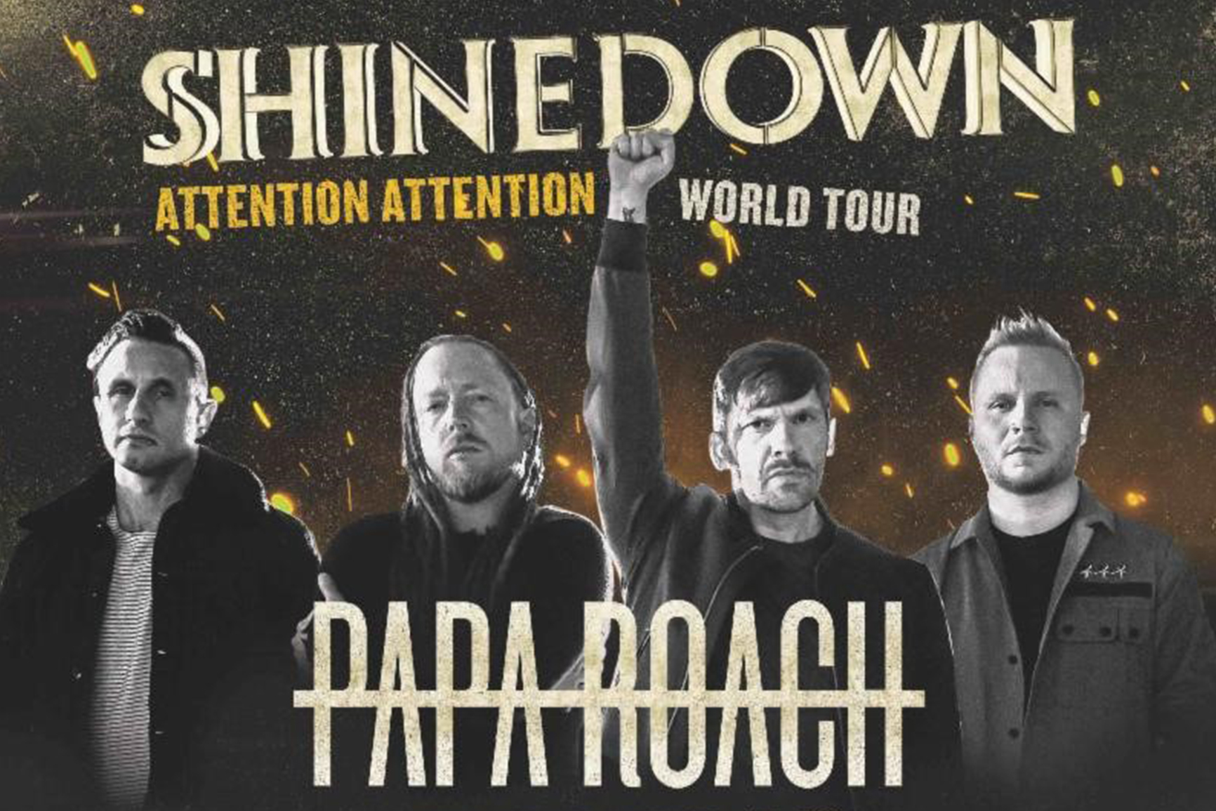 shinedown tour papa roach