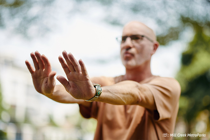 T'ai Chi Step One in the Gardens