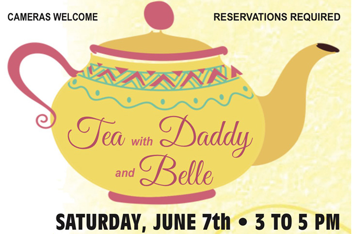 Tea with Daddy and Belle