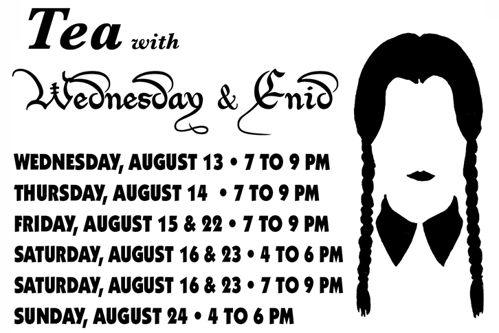 Tea with Wednesday and Enid
