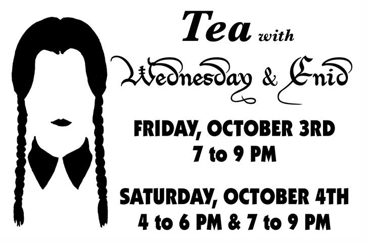 Tea with Wednesday and Enid