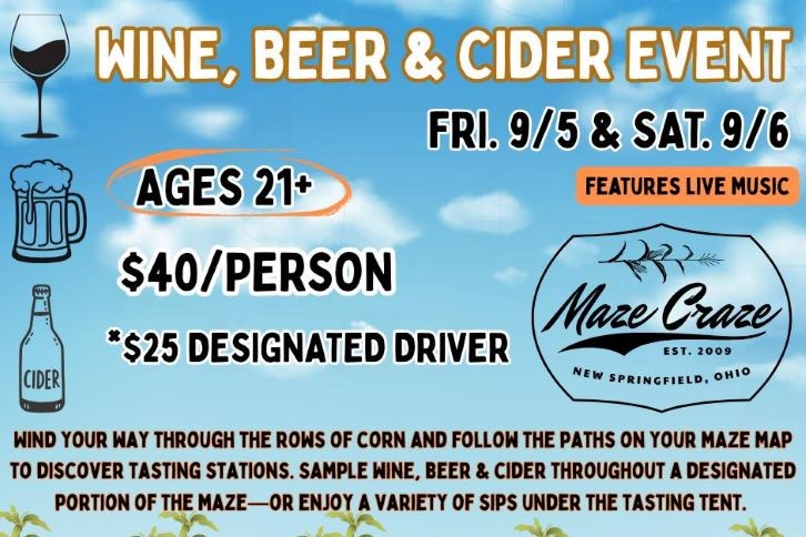 Wine Beer & Cider Event - Maze Craze
