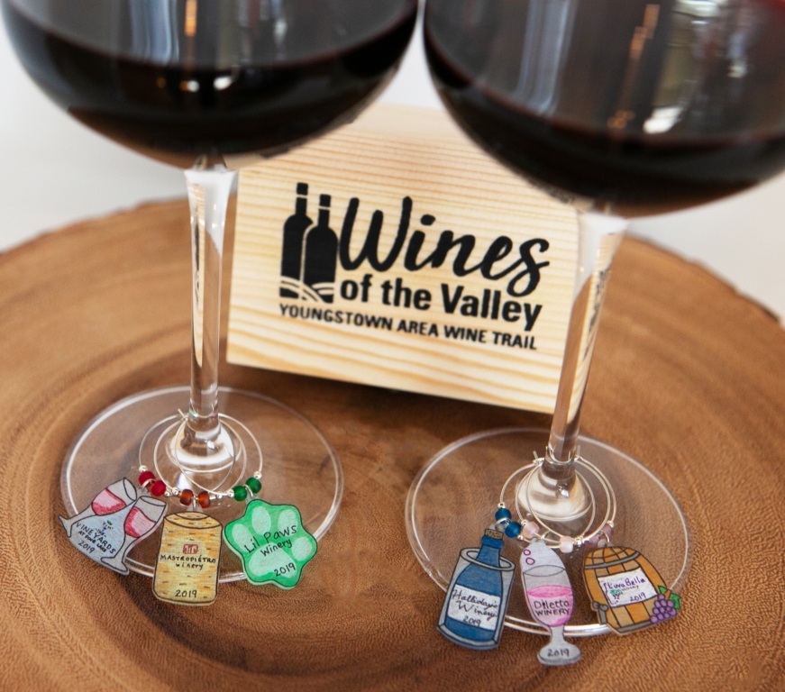 Wines of the Valley Wine Trail Wine Charms