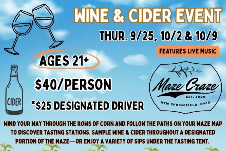 Wine & Cider Event - Maze Craze